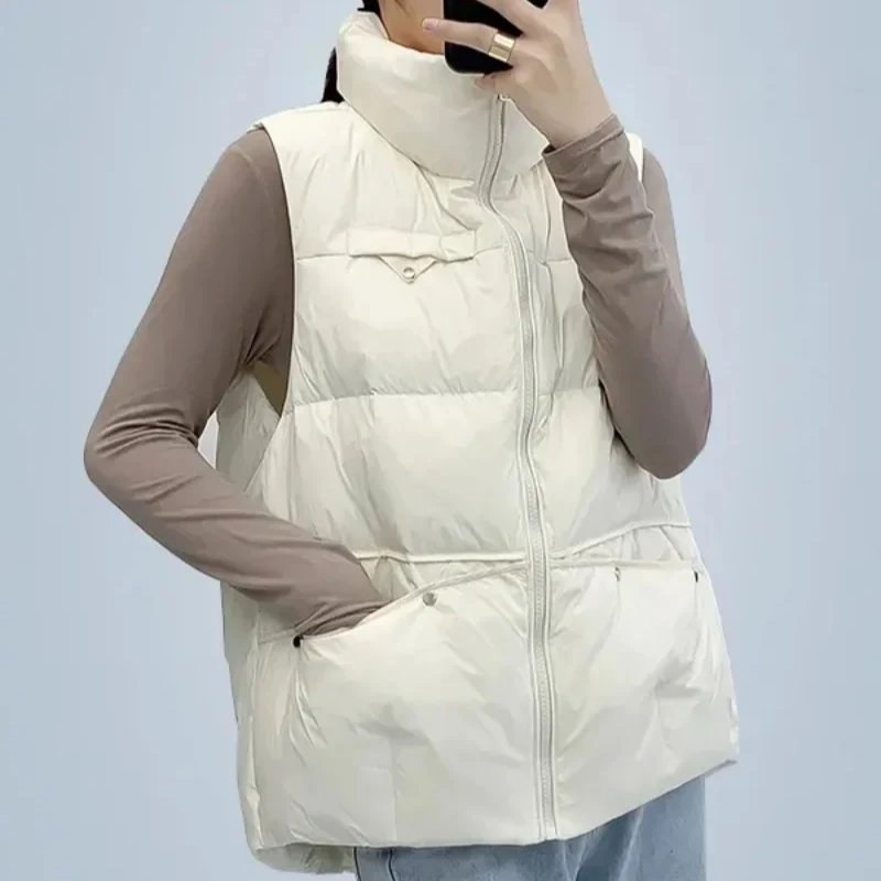 Winter Clothing On Sale - Chaleco de algodón acolchado suelto para