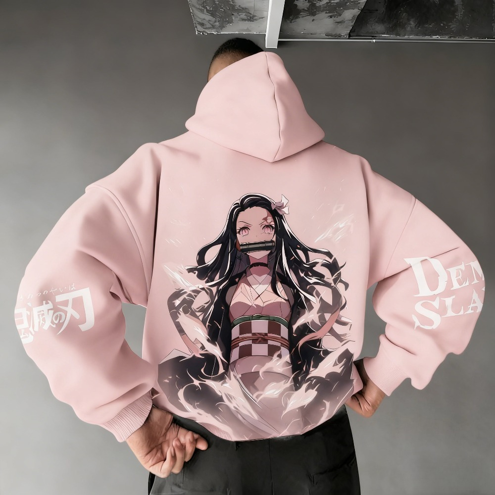 Winter Clothing Anime - Sudadera con capucha Demon Slayer para