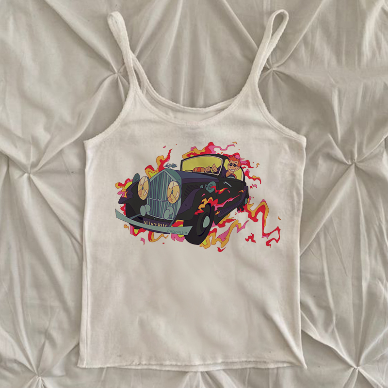 Winter Clothing Store - Good OmensY2k Good Omens-ropa estampada, camisa