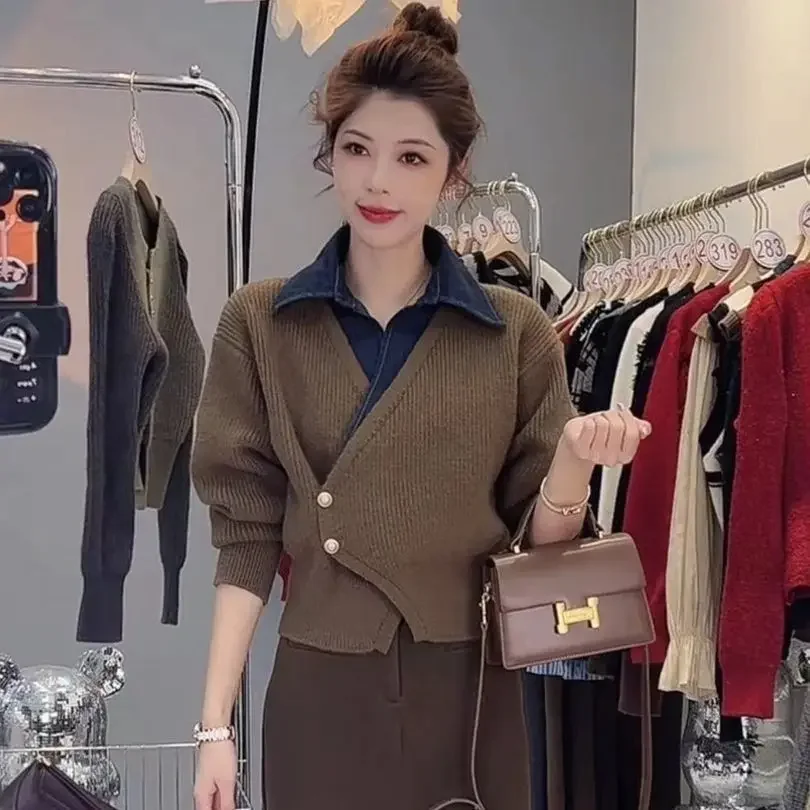 Winter Clothing On Sale - Polo de punto holgado para mujer,