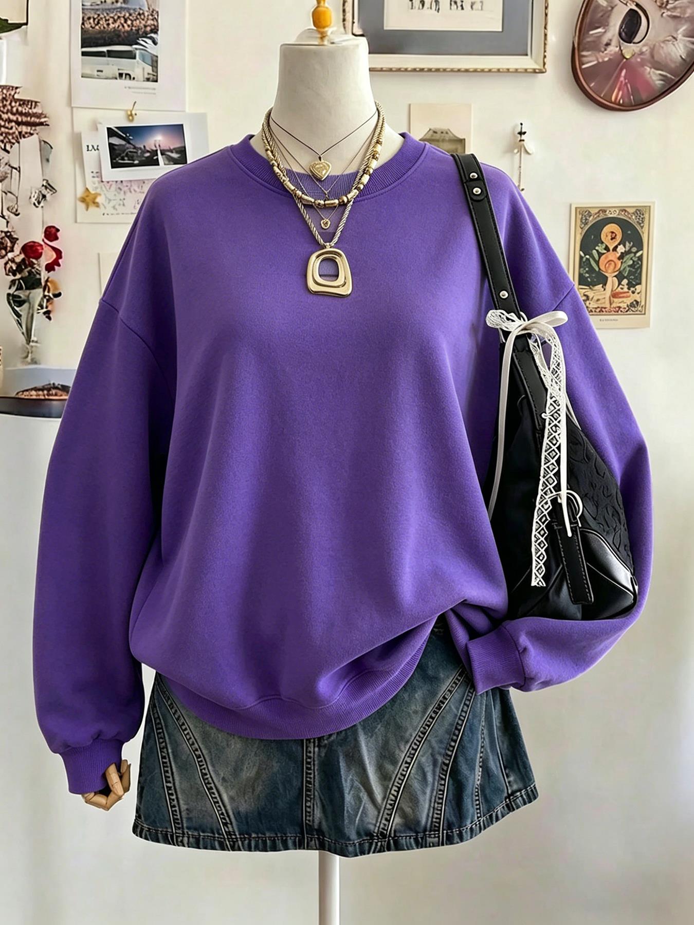Winter Clothing On Sale - En liquidación, sudadera informal negra con