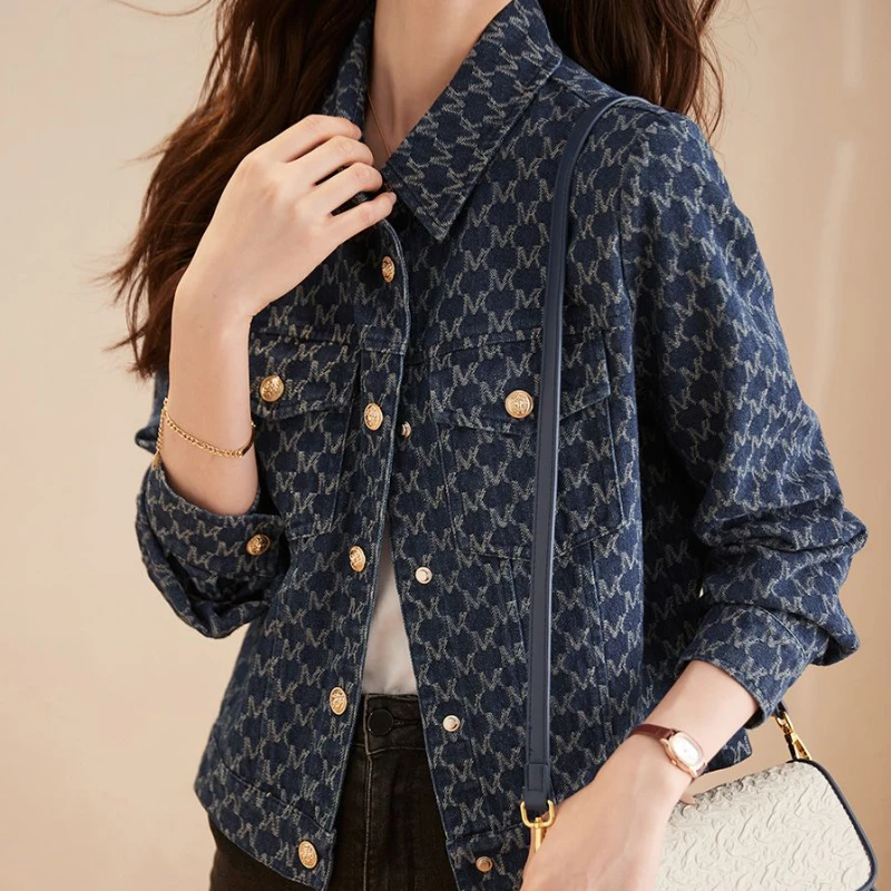 Chaquetas vaqueras azules con  - Winter Clothing On Sale reseña y precio