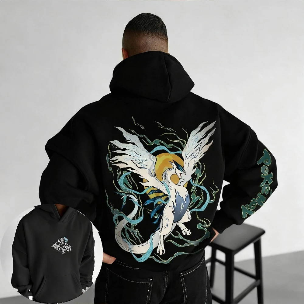 Pokémon Lugia genuino Anime im - Winter Clothing Anime reseña y precio