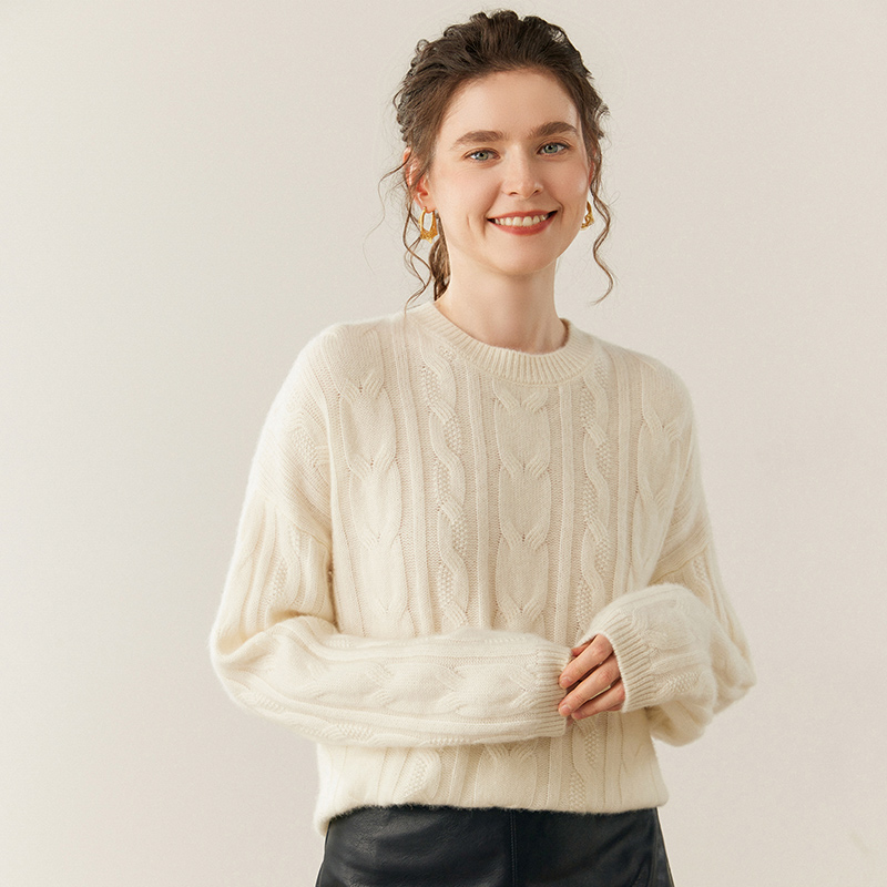 Suéter con cuello redondo para - Winter Clothing For Woman reseña y precio