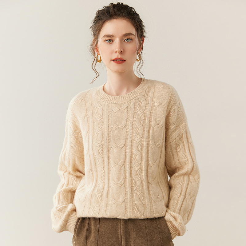 Suéter con cuello redondo para - Winter Clothing For Woman reseña y precio