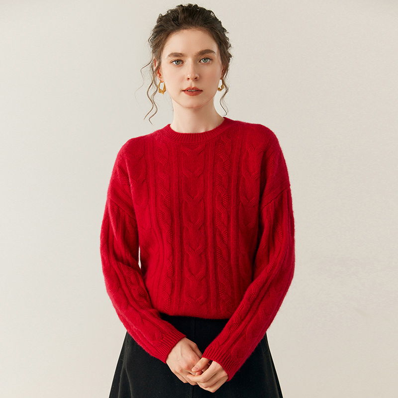 Suéter con cuello redondo para - Winter Clothing For Woman reseña y precio