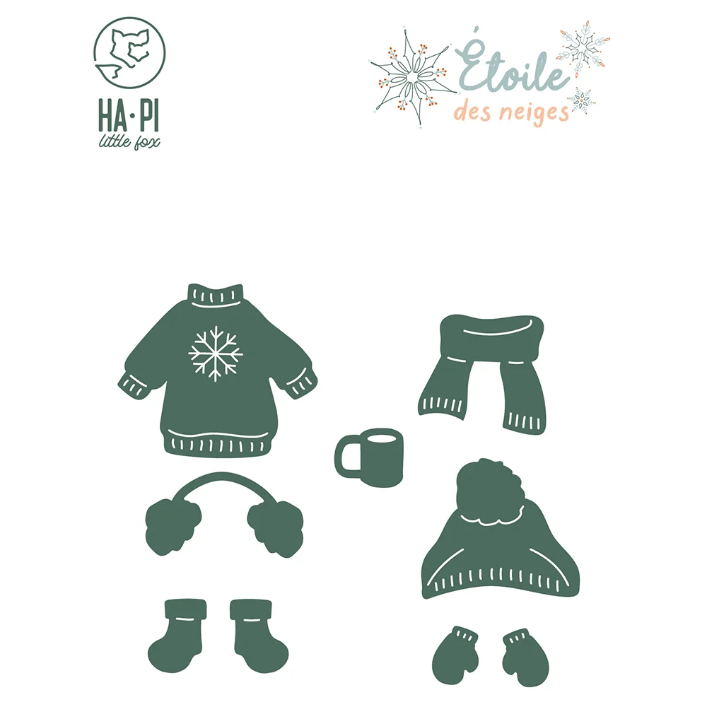 Troqueles de corte Hapi en inv - Winter Clothing Photo reseña y precio