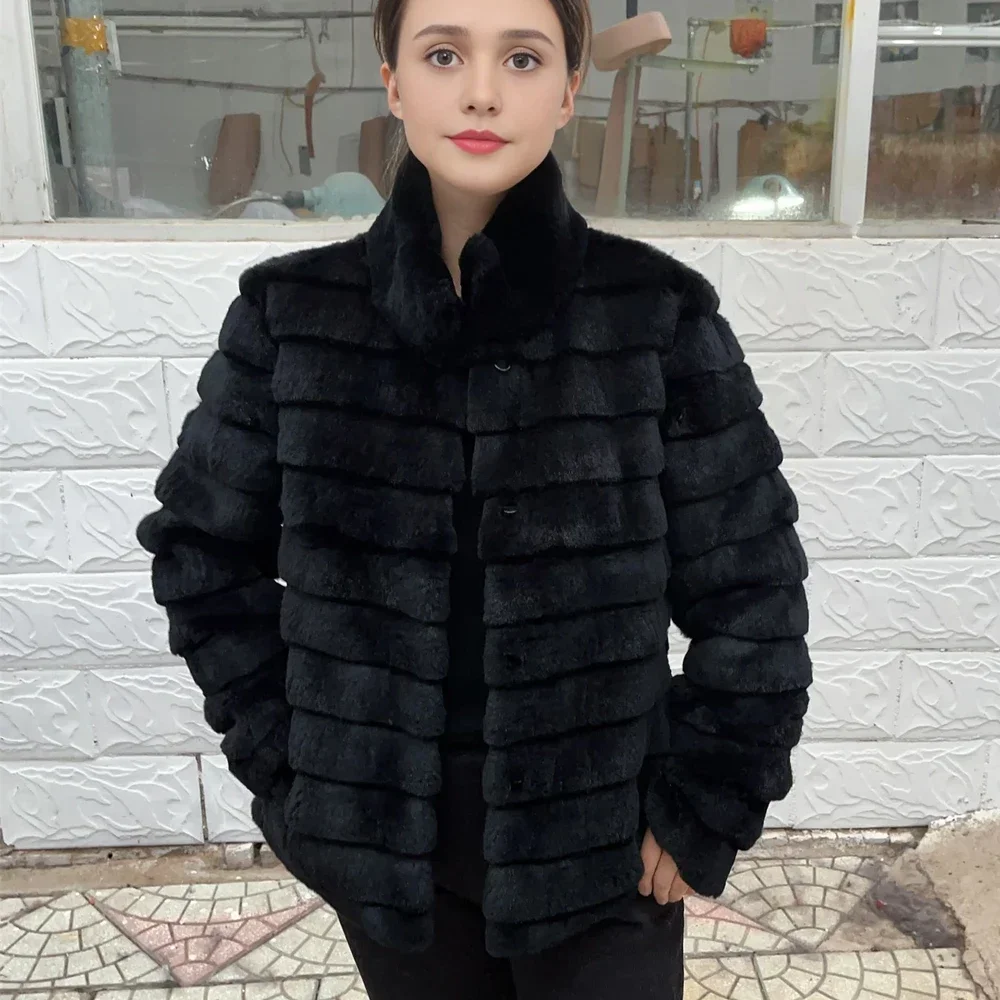 OFTBUY abrigo de piel auténtic - Winter Clothing Store reseña y precio